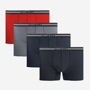 Perry Ellis Portfolio 4 Pack 1X1 Rib Cotton Boxer Brief