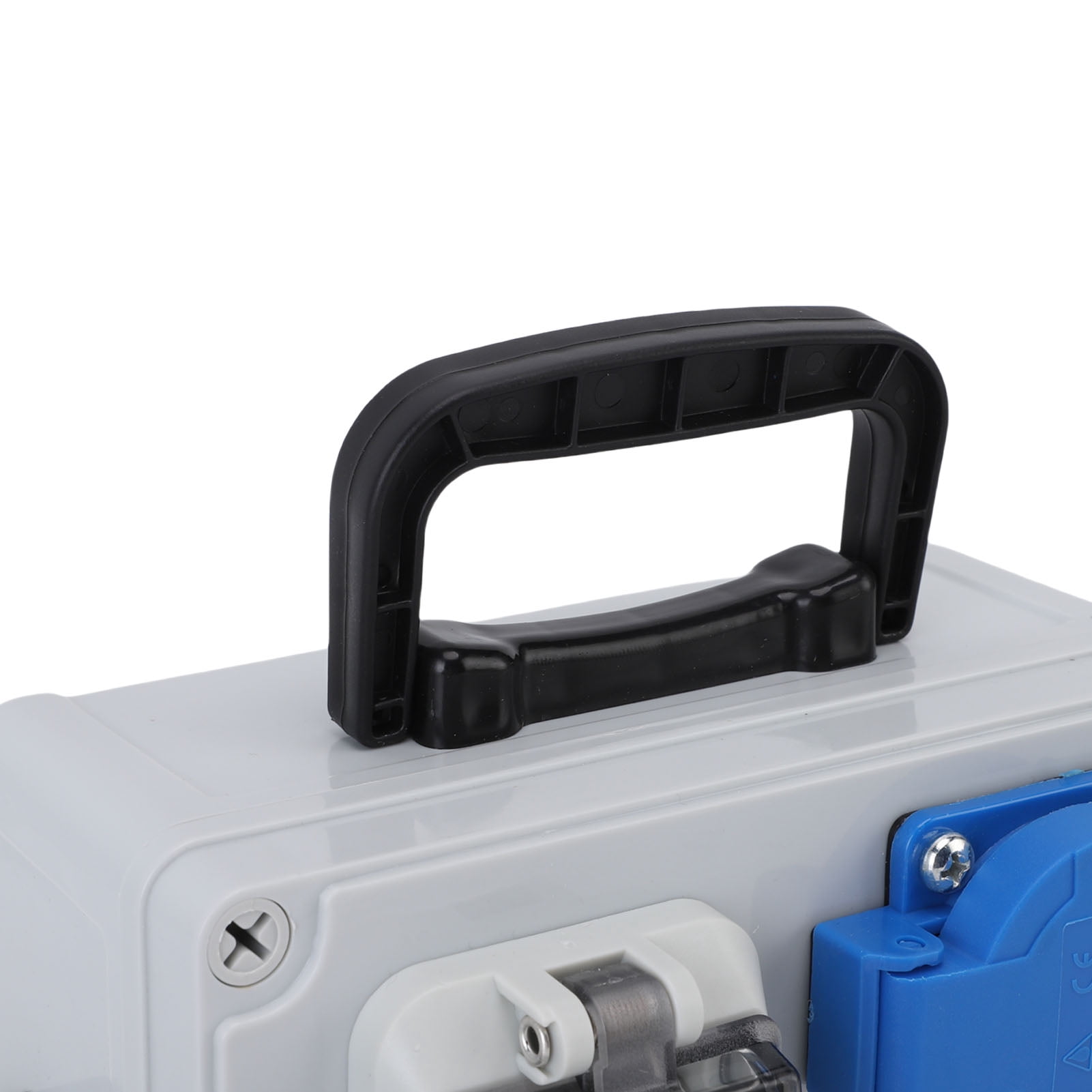 Riousery Portable Outdoor Power Distribution Box Industrial Waterproof Electrical Breaker Socket Box IP44-67 220V, 6.89 x 4.92 x 2.95 in / 175 x 125 x 75 mm