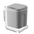 thumbnail image 2 of Basura Batería 12L Papelera Automática Papelera Impermeable para Baño Cocina ( ), 2 of 5