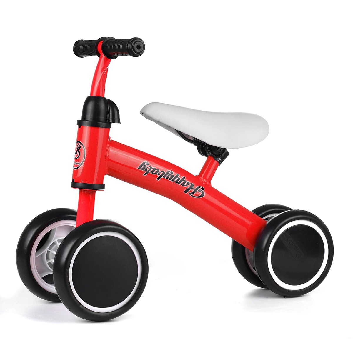 Kid Balance Bike With Brake No-Pedal Learn To Ride Pre Adjustable Seat Toys Gift 