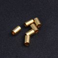 thumbnail image 4 of FRCOLOR 100pcs DIY Jewelry Accessories Round Tube Straight Tube Beads Copper Beading Accessory for Handmade Bracelets Necklace Craft Making Golden, 4 of 4