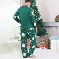 thumbnail image 4 of KANG Fashion Family Matching Pajamas For Dad Long Sleeve Top And Pants Two Piece Printed Sleepwear Home Loungewear Christmas Pajamas Family Christmas Pajamas Matching Sets, 4 of 5