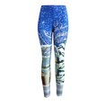 thumbnail image 1 of Pantalon de Sport de Course Imprimé de Noël Taille Haute Coloré pour Femmes, 1 of 7