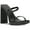 Black Patent, variant on INC Womens DENIM Faux Leather Slip On Pumps