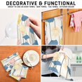 thumbnail image 7 of Kitchen Towel 28x18 Inches x1，Plate Towel, Decorative Towel, Napkin, Tea Towel Tea Towels For Kitchen Dish Cloths & Dish Towels Colorful Lotus Pattern, 7 of 7