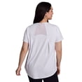 thumbnail image 3 of RBX Active Women's Plus Size Quick Dry Short Sleeve Workout Top with Mesh Panels, 3 of 5
