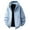 Blue, variant on Goodtrade8 Lightweight Jackets for Men Zipper Solid Color Outwear Outdoor Hooded Big and Tall Fashion Mens Coats