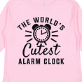 thumbnail image 4 of Inktastic The Worlds Cutest Alarm Clock Boys or Girls Long Sleeve Toddler T-Shirt, 4 of 5