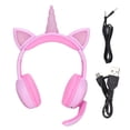 thumbnail image 2 of Auriculares Unicornio,Auriculares para Niños Auriculares Bluetooth Multifuncionales para Niños Auriculares Unicornio con Micrófono Diseño De Próxima Generación, 2 of 8