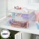 thumbnail image 2 of Cajones organizadores apilables de plástico StorI STAX Clear (juego de 2), 2 of 8