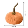 thumbnail image 5 of Mini Velvet Pumpkin Decor Set for Fall, 7cm Soft Fabric Pumpkins in 10 Colors, Versatile Seasonal Decorations for Thanksgiving, Weddings, and Tabletop Displays, 5 of 5