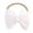 White, variant on Emitonse Baby Girl Headbands Toddler Infant Baby Boys Girls Stretch Solid Bow Hairband Headwear Headband White,Size One Size