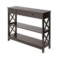 thumbnail image 4 of Pemberly Row Transitional Console Table with Drawer in Espresso Wood Finish, 4 of 4