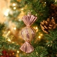 thumbnail image 4 of Candy Shaped Christmas Ball Ornaments Set Hanging Pendants Electroplated Christmas Tree Decorations, 4 of 8