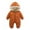 Brown, variant on 6-24Months Newborn Baby Cartoon Bear Snowsuit Boys Girls Solid Color Cute Thickening Keep Warm Hooded Romper Outerwear Toddler Jacket