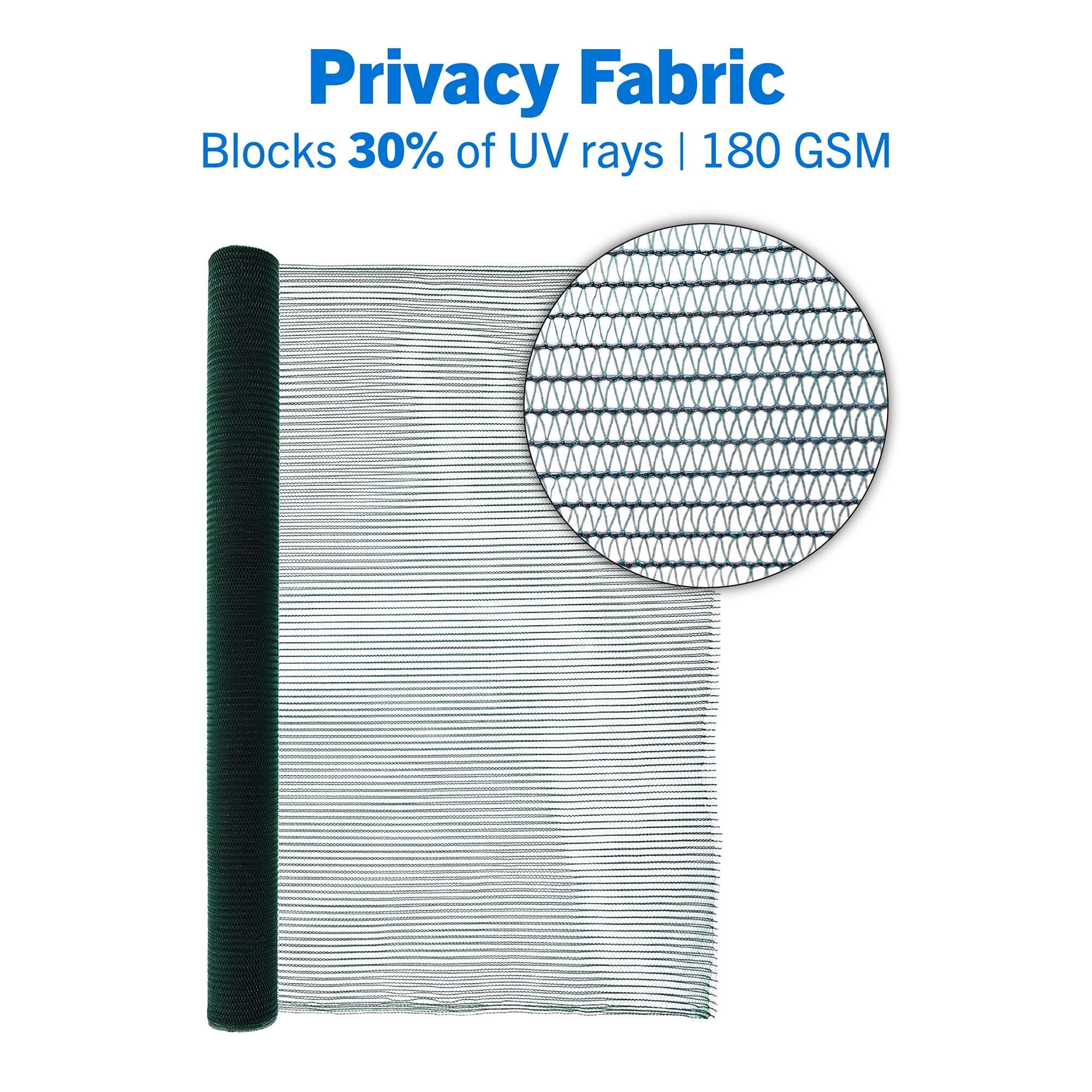 Screenguard 15-ft x 6-ft Green Privacy Fabric with 30UV Protection