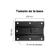 thumbnail image 4 of Soporte Base De Pared Para Altavoz Soporte 50kg 2pzs negro, 4 of 5