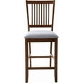 thumbnail image 7 of Duhome Wood Bar Stools Set of 2, Counter Height Chairs Upholstered Barstool Farmhouse Counter Stools for Kitchen Island Bar Chairs, Walnut, 7 of 7