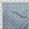 thumbnail image 3 of oneOone Rayon Medium Blue Fabric Floral Sewing Craft Projects Fabric Prints By Yard 56 Inch Wide, 3 of 4