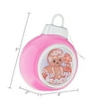 thumbnail image 5 of Mr. Christmas 5-inch Mini Pink Gingerbread Ornament, 5 of 5