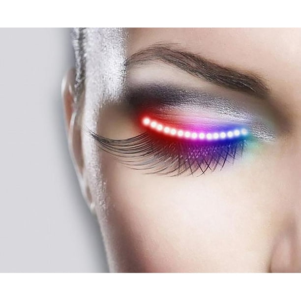 Dynamic Lighting Effect LED Eyelash set for Rave and Party Walmart