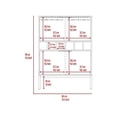 thumbnail image 6 of Lyrata Bar Cabinet, Six Built-in Wine Rack, Double Door Light Gray, 6 of 7
