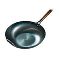 thumbnail image 5 of Fancyes Nonstick Wok Wok Pan Cooking Pot Sauce Pan with Handle Omelette Pan Flat Bottom Wok for Omelets Fried Bread Toast Cheese Meat 36cm with ears, 5 of 8