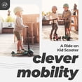 thumbnail image 4 of Scoot & Ride Stand-up Scooter for Children, Ages 3-6, Highwaykick 3, Forest, 4 of 13