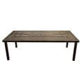 thumbnail image 2 of Traditional Outdoor Aluminum 95-in Rectangle Large Patio Dining Table, 2 of 5