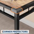 thumbnail image 3 of M optimized Dining Table Set for 2/4, Wood Kitchen Table with Upholstered Chairs, Kitchen Table Chairs Set w/Collision Angle for Small Space, Dining Room, Apartment, 3 of 7