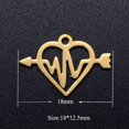 thumbnail image 1 of 5pcs/lot Family Mom Boy Girl DIY Charms Wholesale 316 Stainless Steel Baby Foot Mother Day Connectors Charm Heart Pendant Gao Jinjia LED, 1 of 2