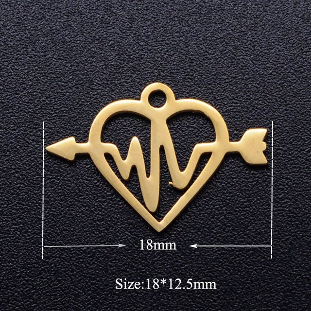 5pcs/lot Family Mom Boy Girl DIY Charms Wholesale 316 Stainless Steel Baby Foot Mother Day Connectors Charm Heart Pendant Gao Jinjia LED