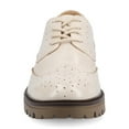 thumbnail image 5 of Journee Womens Claudiya Lug Outsole Almond Toe Oxford, Widths Available, 5 of 8