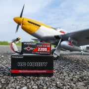 3S Lipo Battery 2200mAh 11.1V 35C(Burst 70C) with XT60 Plug Rechargeable High Capacity RC Airplane Battery Soft Case Fit for FPV Drone Airplane RC Quadcopter Helicopter