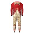 thumbnail image 3 of Penkiiy Christmas Pajamas for Family Matching Cute Long Sleeve Couples Soft Sleepwear One Piece Funny Christmas Pjs Sets 2XL Multicolor, 3 of 4