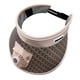thumbnail image 1 of Visera con ventilador para mujer - Sombrero de playa protector Gorras de pesca 3 velocidades Verano rosa, 1 of 9
