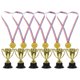 thumbnail image 3 of 12 piezas Mini vasos de oro de plástico Premios de recompensa Niños Pequeñas medallas Premios de regalo para niños Trofeo de oro (6x Trofeos + 6x Medallas), 3 of 8