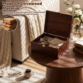 thumbnail image 6 of Threns Wooden Keepsake Box, Large Acacia Memory Box with Hinged Lid, Wooden Storage Box for Picture Letter Crafts Time Capsule - Wooden Gift Boxes, 6 of 11