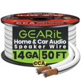 thumbnail image 1 of Cable para bocinas GEARit calibre 14, 15,24 m, CCA, 50 pies, flexible, 1 of 8