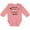 Mauve, variant on My Dad Graduated and I'm Super Proud Boys or Girls Long Sleeve Baby Bodysuit