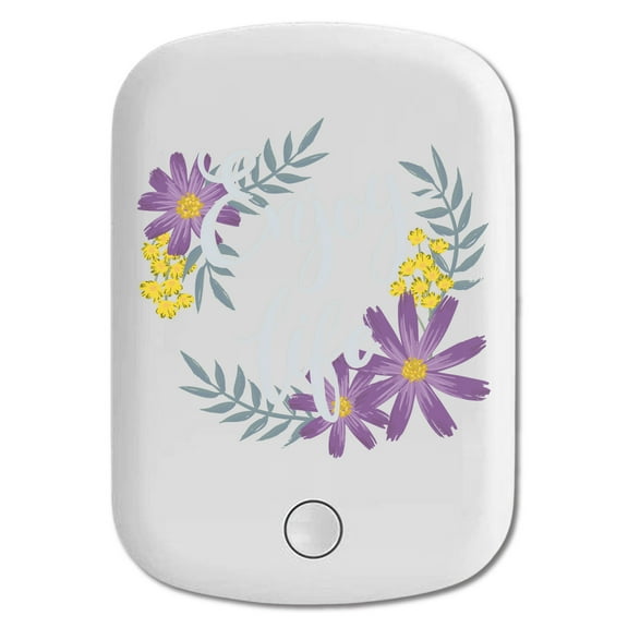 DistinctInk Magnetic Battery Pack, 5000 mAh Wireless Portable Charger with USB-C Cable, Compatible with MagSafe iPhone 14 / 13 / 12 Series - Enjoy Life