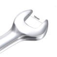 thumbnail image 5 of Uxcell 15mm Combination Wrench with Offset Box End and Angled Open End, Metric Mirror-Chrome Plated High Carbon Steel, 5 of 5