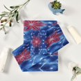 thumbnail image 6 of 3 Sizes Towel Set - Bath Towel, Hand Towel & Washcloth for Daily Household Use Tie-dye Patriotic Star Art, 6 of 8