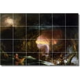 thumbnail image 1 of Ceramic Tile Mural-Thomas Cole Landscapes Painting 488. 48" w x 32" h using (24) 8 x 8 ceramic tiles, 1 of 3
