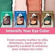 Almay Intense I-Color Eyeshadow Palette, Hypoallergenic, 010 Brown Eyes, 0.1 oz