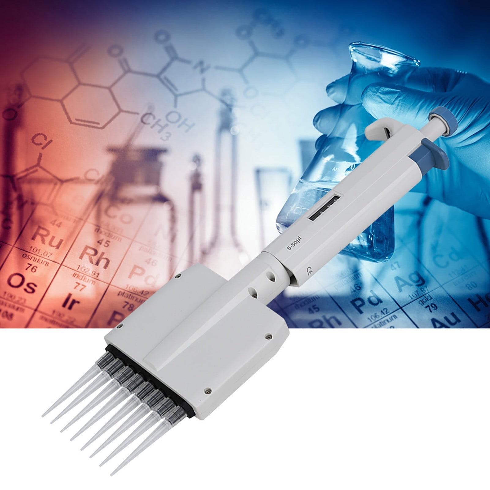 550l Vraiable Volume Manual Adjustable Mechanical Pipette Pipettor Pipet Laboratory Tool Pipettor Pipette Pipet , High-Accurate
