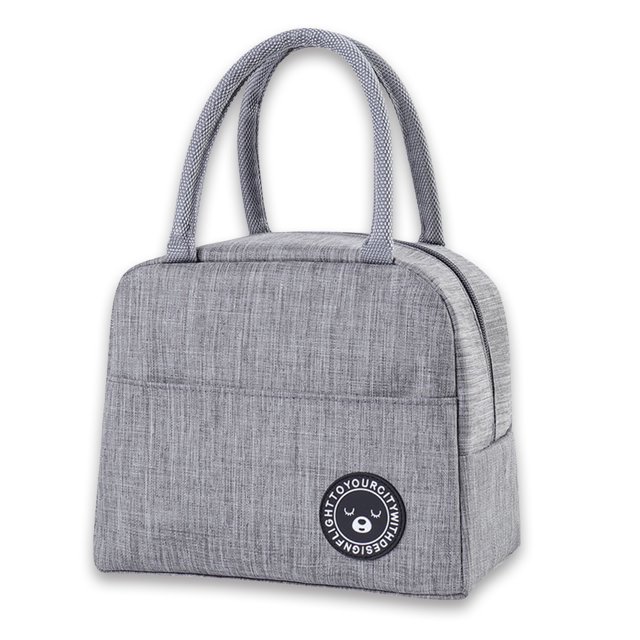 Bolsa de almuerzo con aislamiento para mujeres o hombres, lonchera impermeable y reutilizable