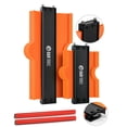 thumbnail image 2 of Contour Gauge with Lock Wider Shape Duplication Gauge Tool 5” & 10”, Template Tool with Adjustable Lock Precisely Copies Irregular Shapes for Flooring Contour Gauge Duplicator D&R Tools, 2 of 7