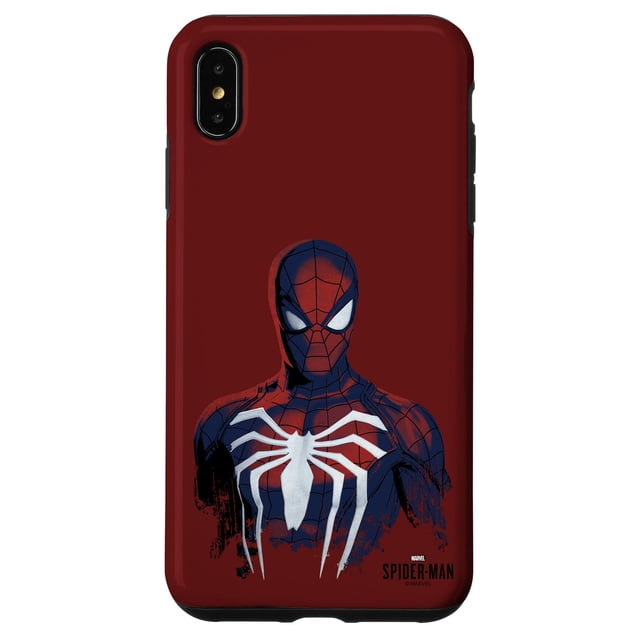 Funda para iPhone Xs Max con Retrato Pintado de Spider-Man de Marvel