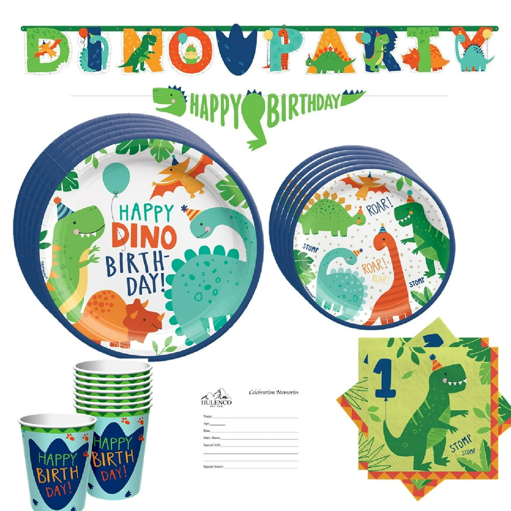 Dinosaur Birthday Party Supplies for First Birthday